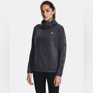 Under Armour Women's UA Taped Fleece Funnel
Neck Pullover Sweater